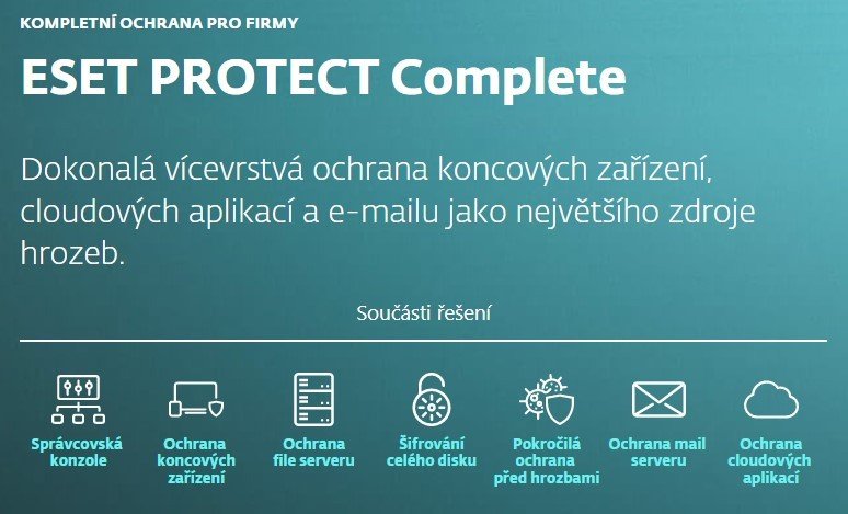 Bezpečnost na prvním místě s Eset Protect Complete